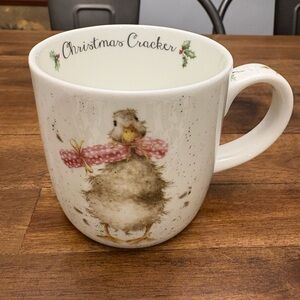 Royal Worcester Christmas Cracker Mug with Festive Design